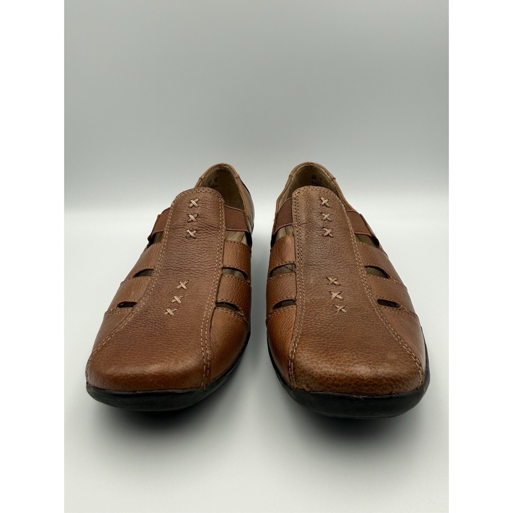 Naturalizer Womens Size 8M Brown Leather Slip On Comfort Shoes NEW